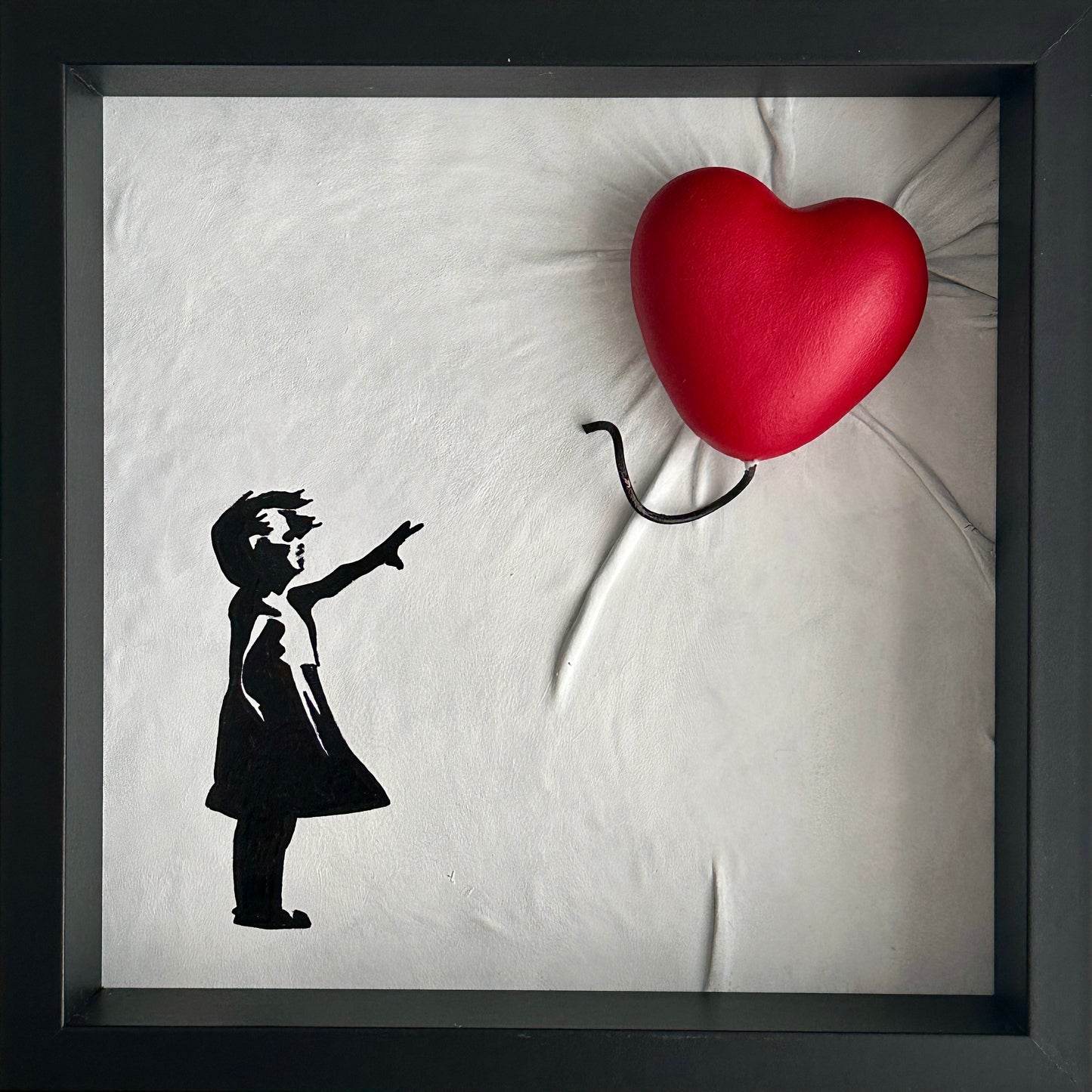 Leather art sculpture ready for gift!