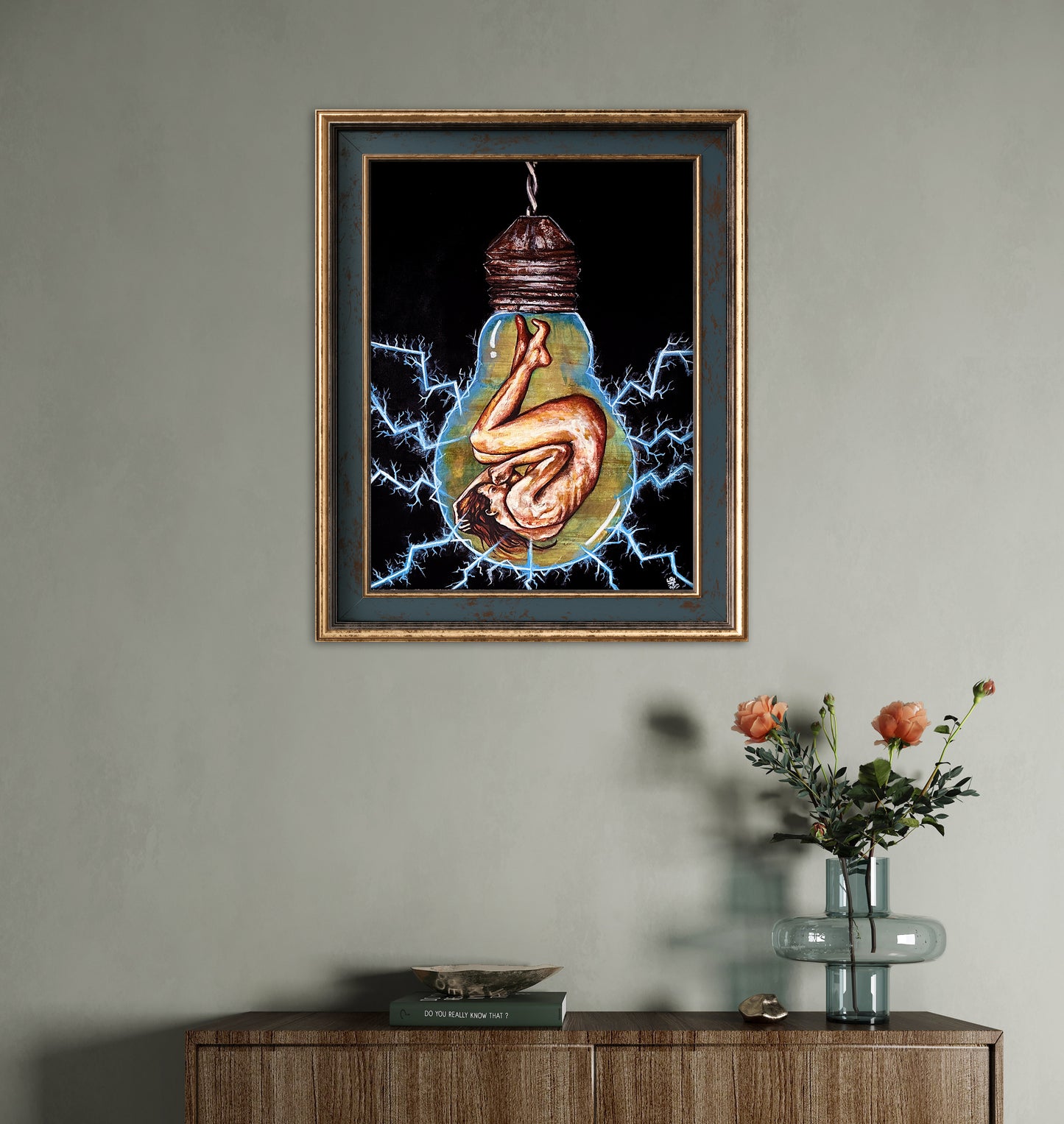 Handmade Surreal Painting