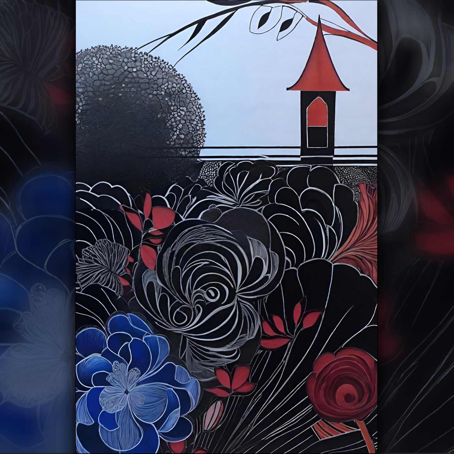 "The Secret Garden" digital painting