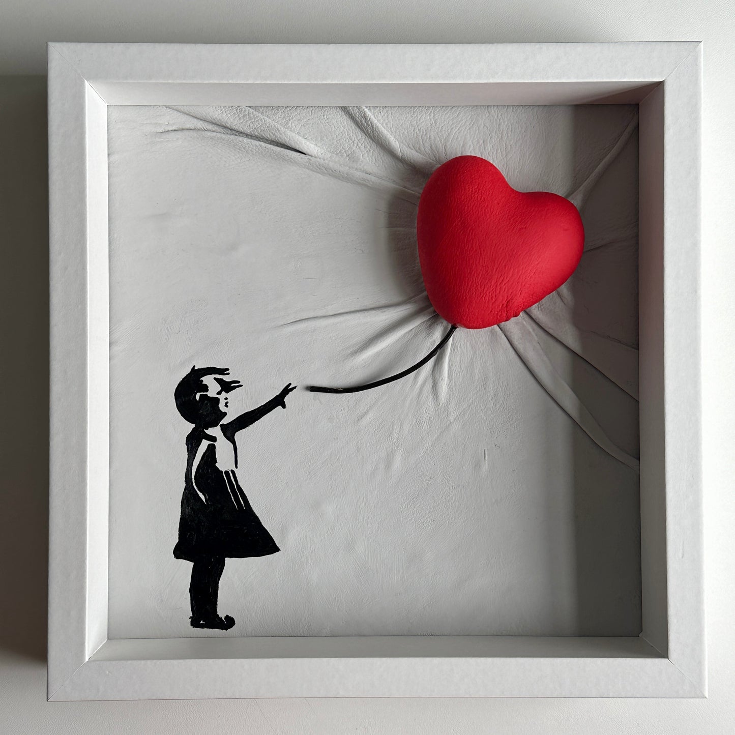 Leather art sculpture ready for gift!