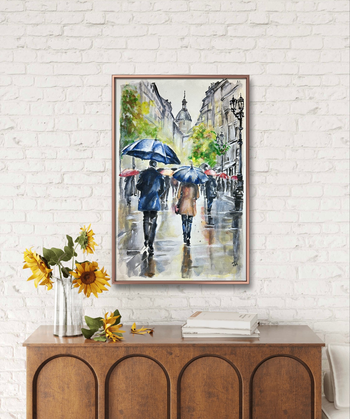 Atmospheric portrayal of Warsaw's streets