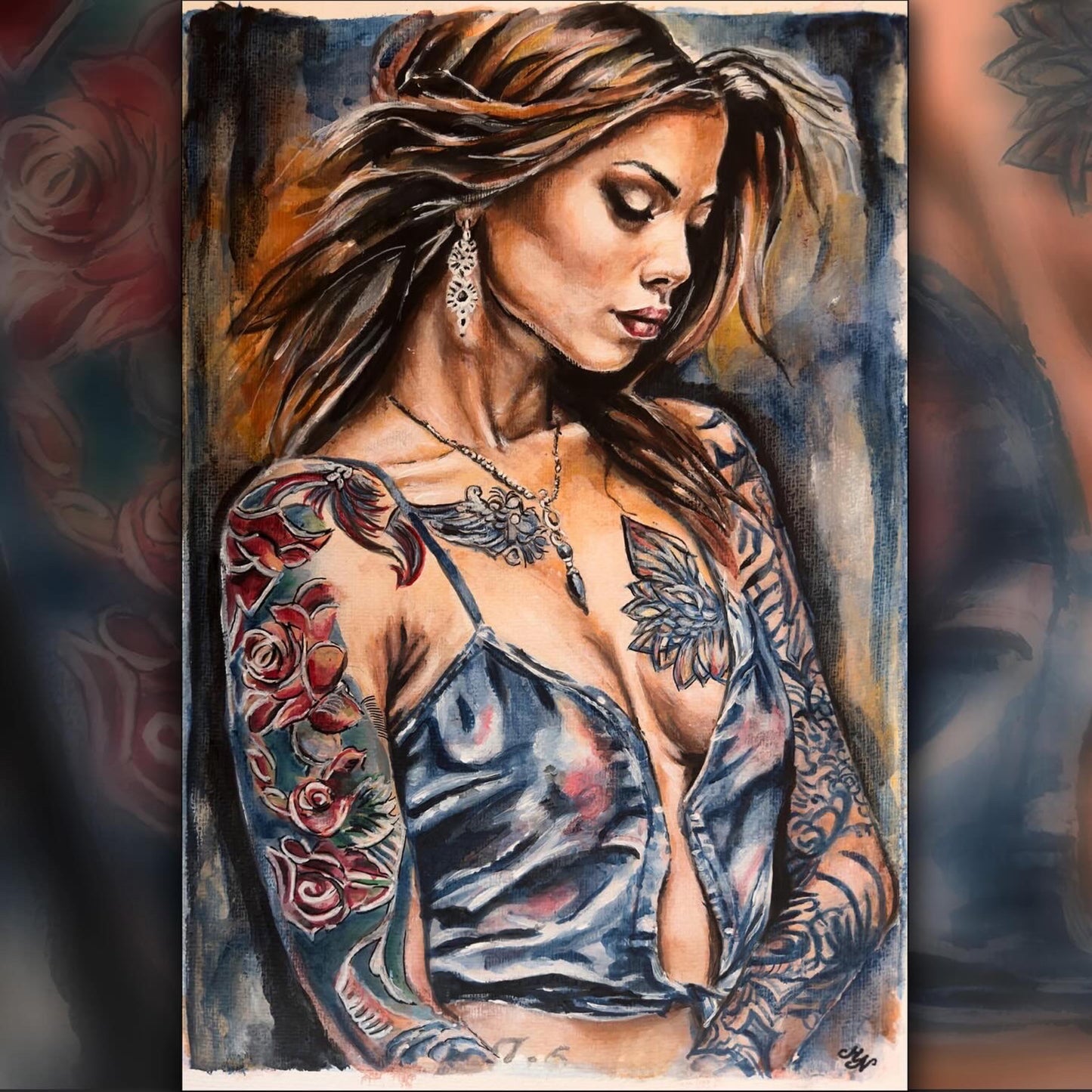 Creative expression captured in vivid detail