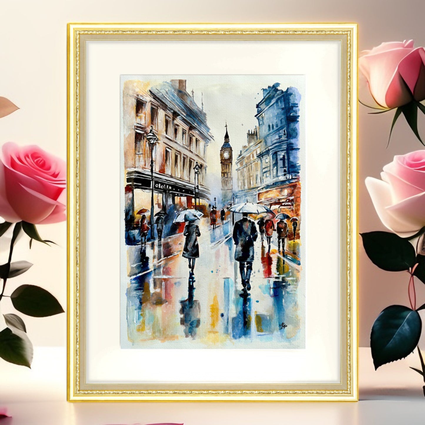 Shared experience of wandering through vibrant London streets