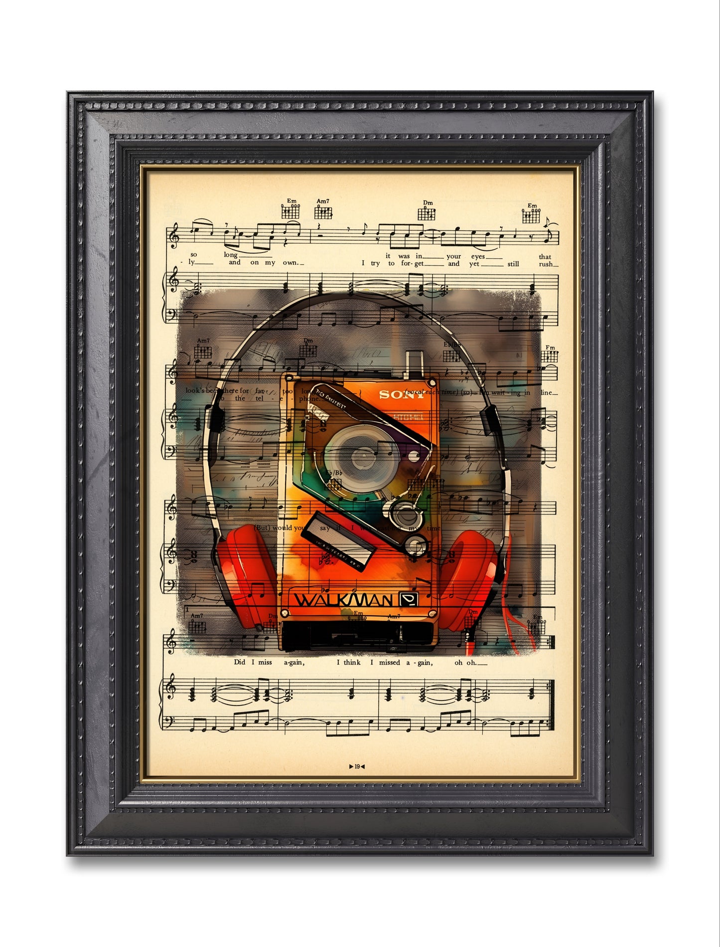 "Vintage Walkman Memorabilia: Retro Music Collection"