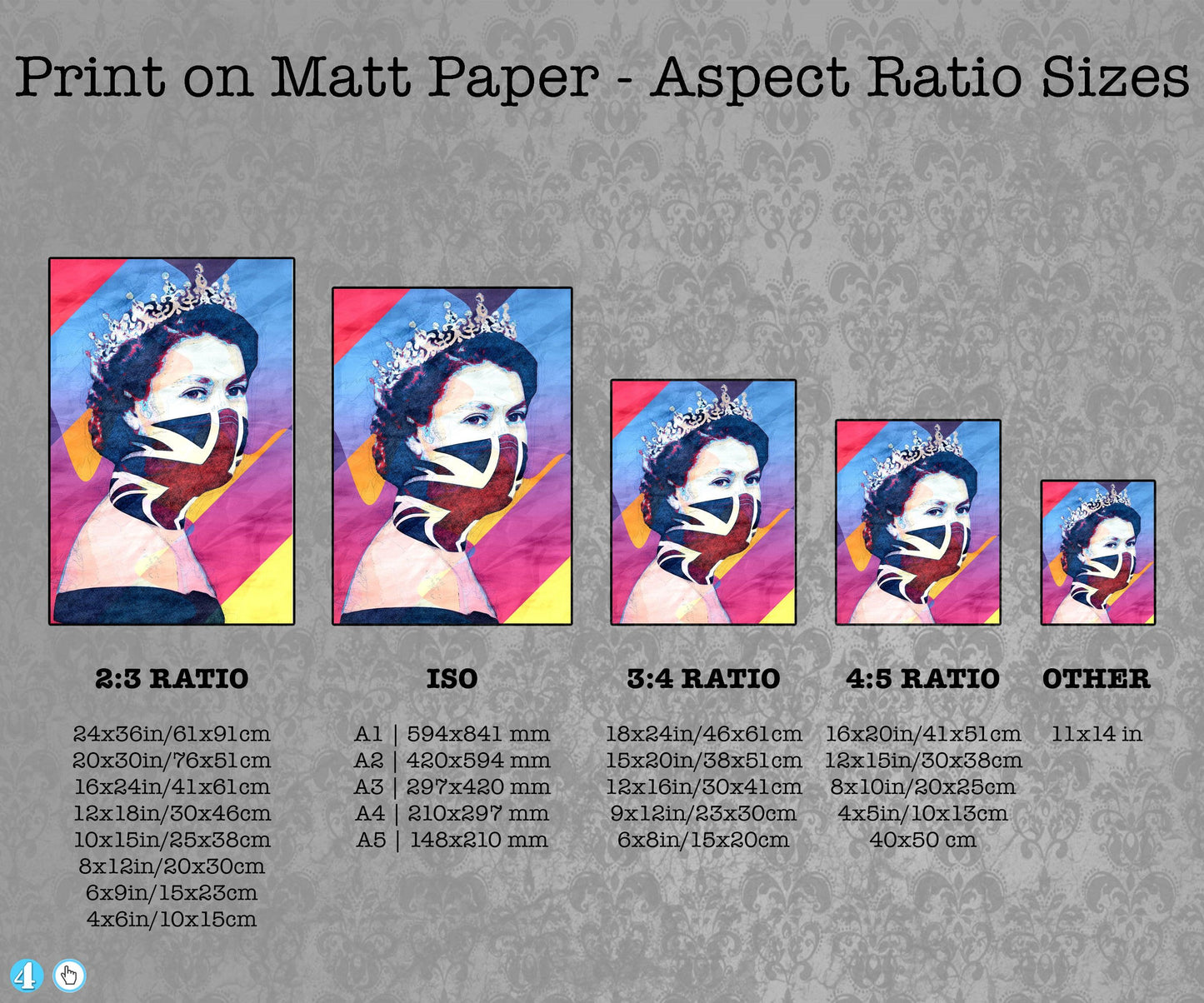 Queen Elizabeth II - The Union Jack Face Mask - ArtCursor