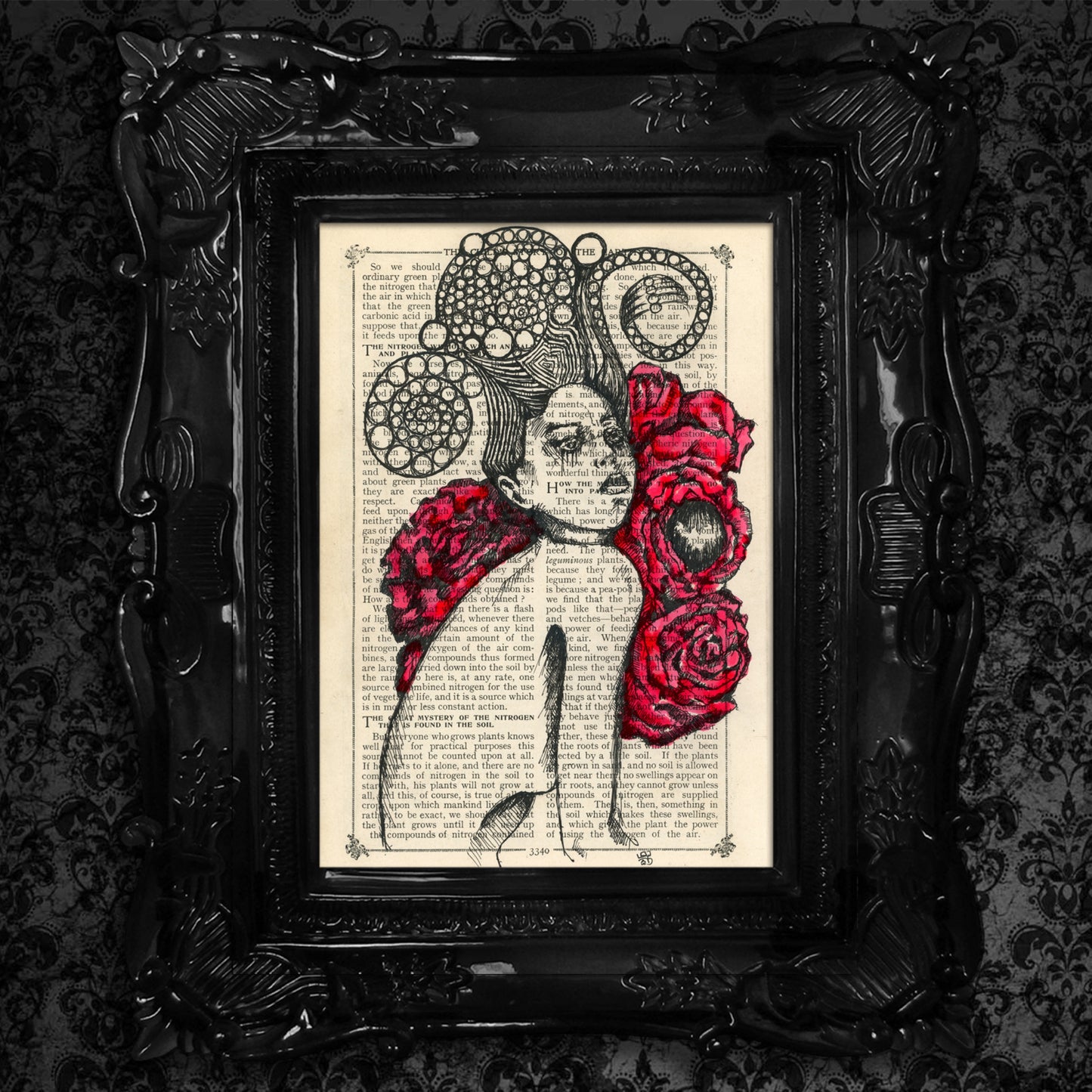 Unique pen and ink creation