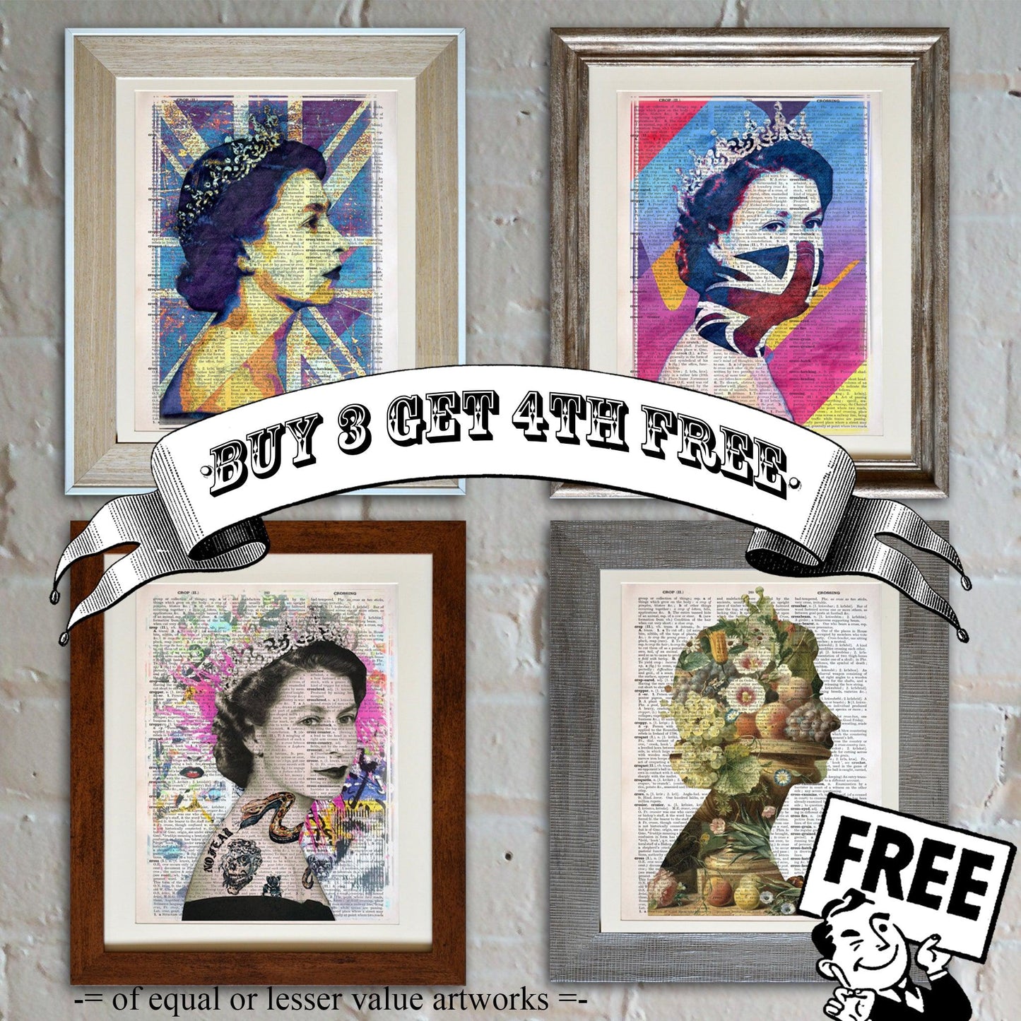 Phantasmagoria - Victorian Gothic Art on Vintage Dictionary Page - ArtCursor