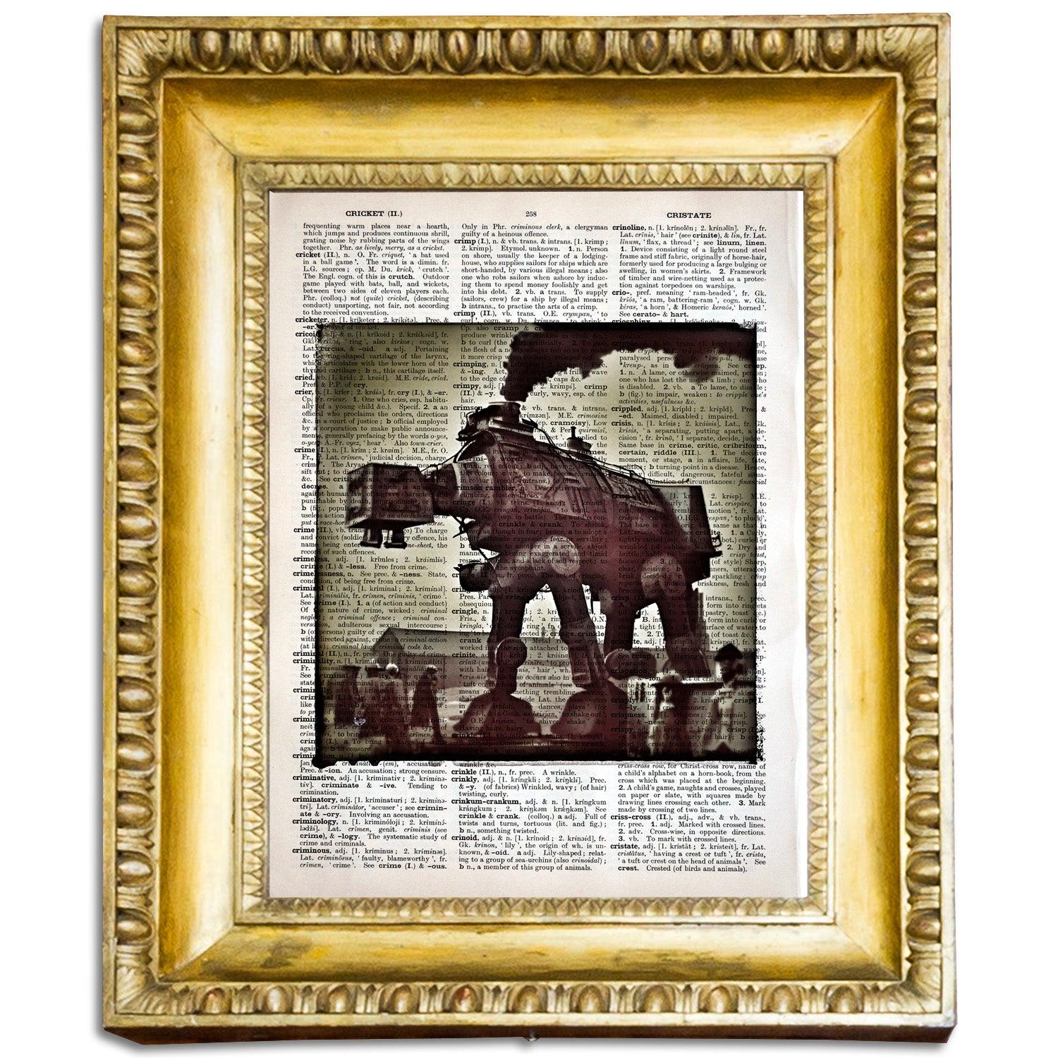 History of AT-AT 027 - Victorian Gothic Star Wars Art on Vintage Dicti –  ArtCursor