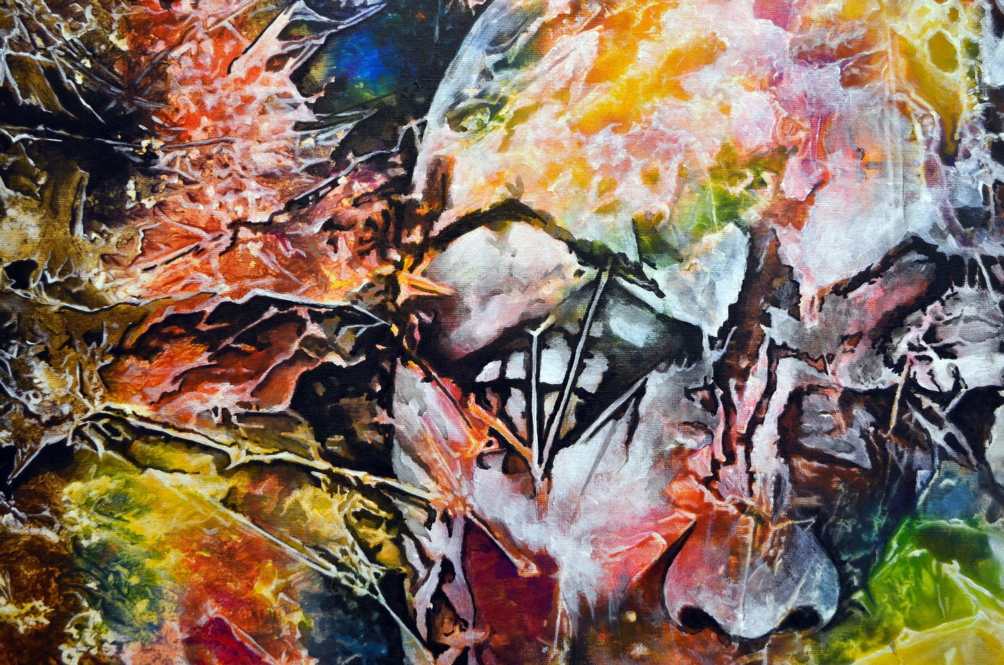 Broken Dreams - XL Abstract Painting on Canvas Ready to Hang - ArtCursor