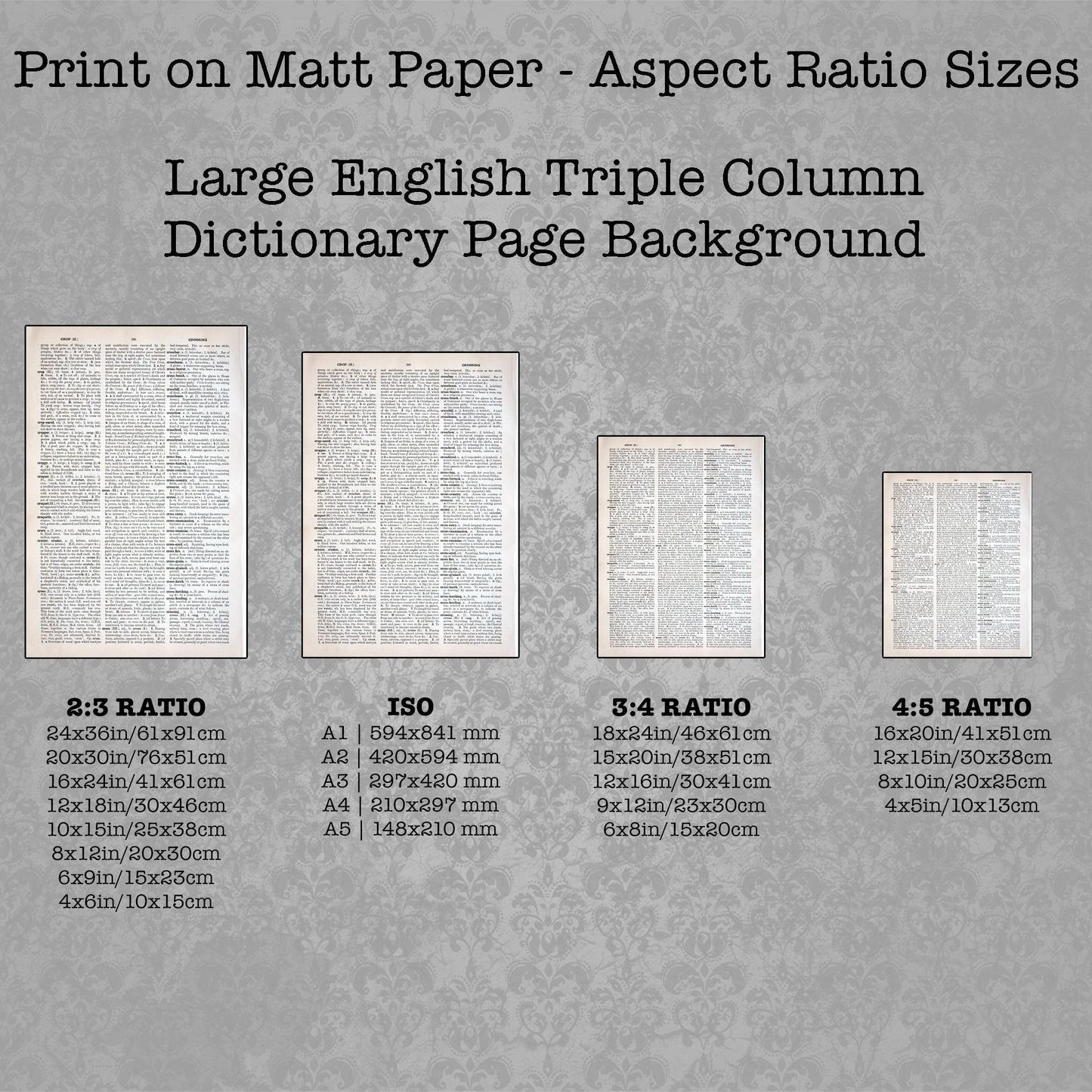 My Little Grotesque - Victorian Gothic Art on Vintage Dictionary Page - ArtCursor