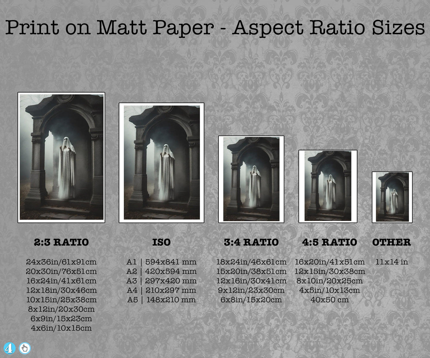 Step into the twilight world of Dark Art, where ghostly forms and gothic elements coalesce, transporting you to a realm of ethereal wonder.