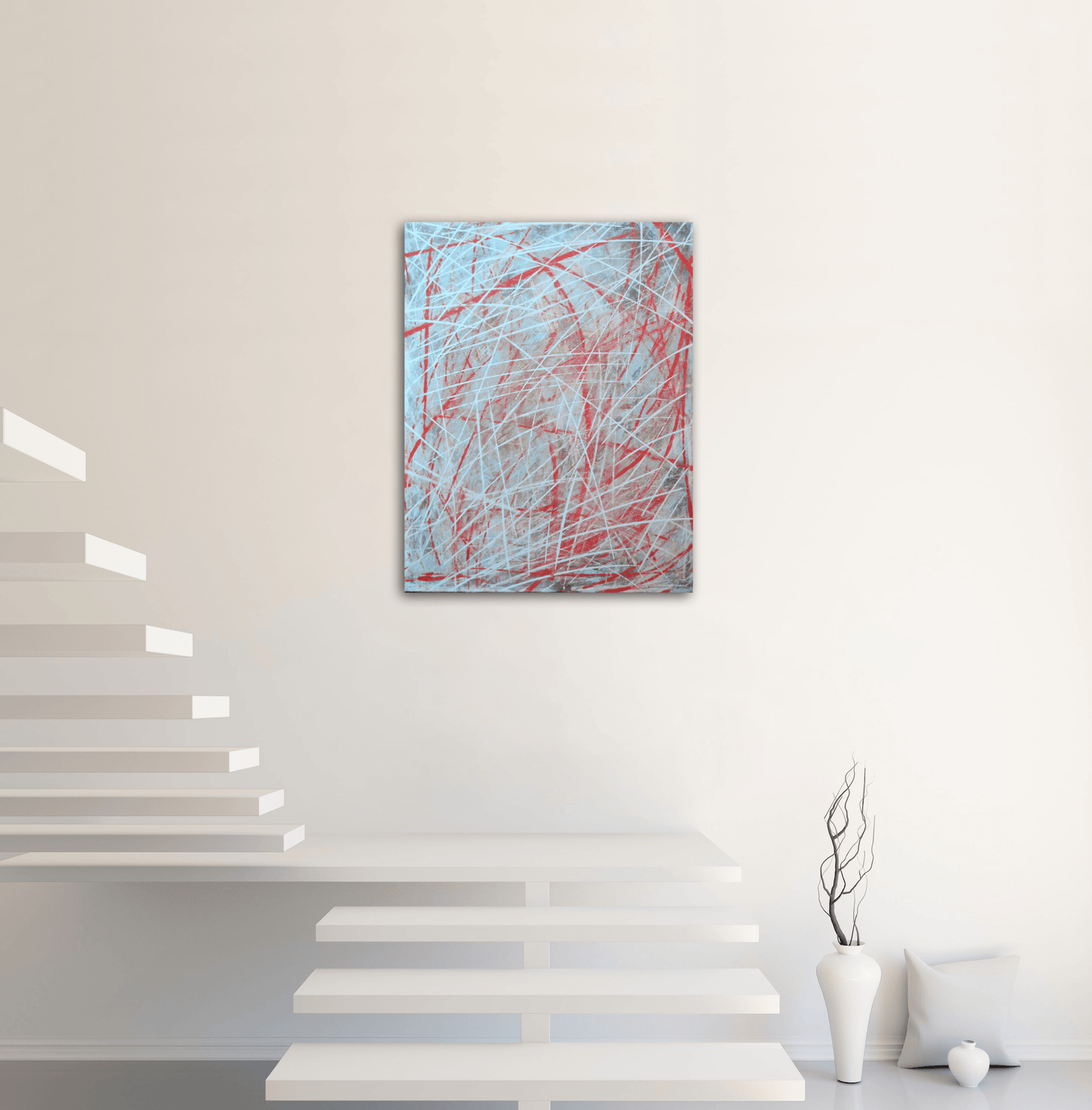 Deconstruction - Original Abstract Painting Art on Canvas - ArtCursor