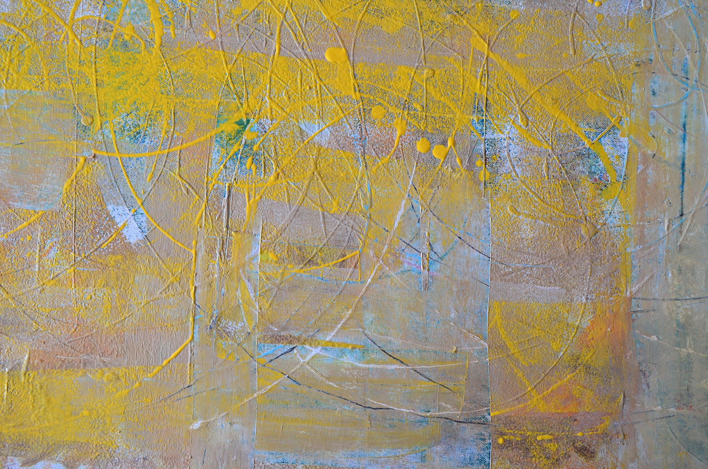 Look Pulok - Original Abstract Painting Art on Large Deep Canvas - ArtCursor