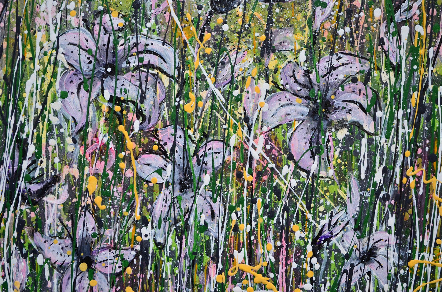 Somewhere in the Grass - Original Painting on Canvas Ready to Hang - ArtCursor