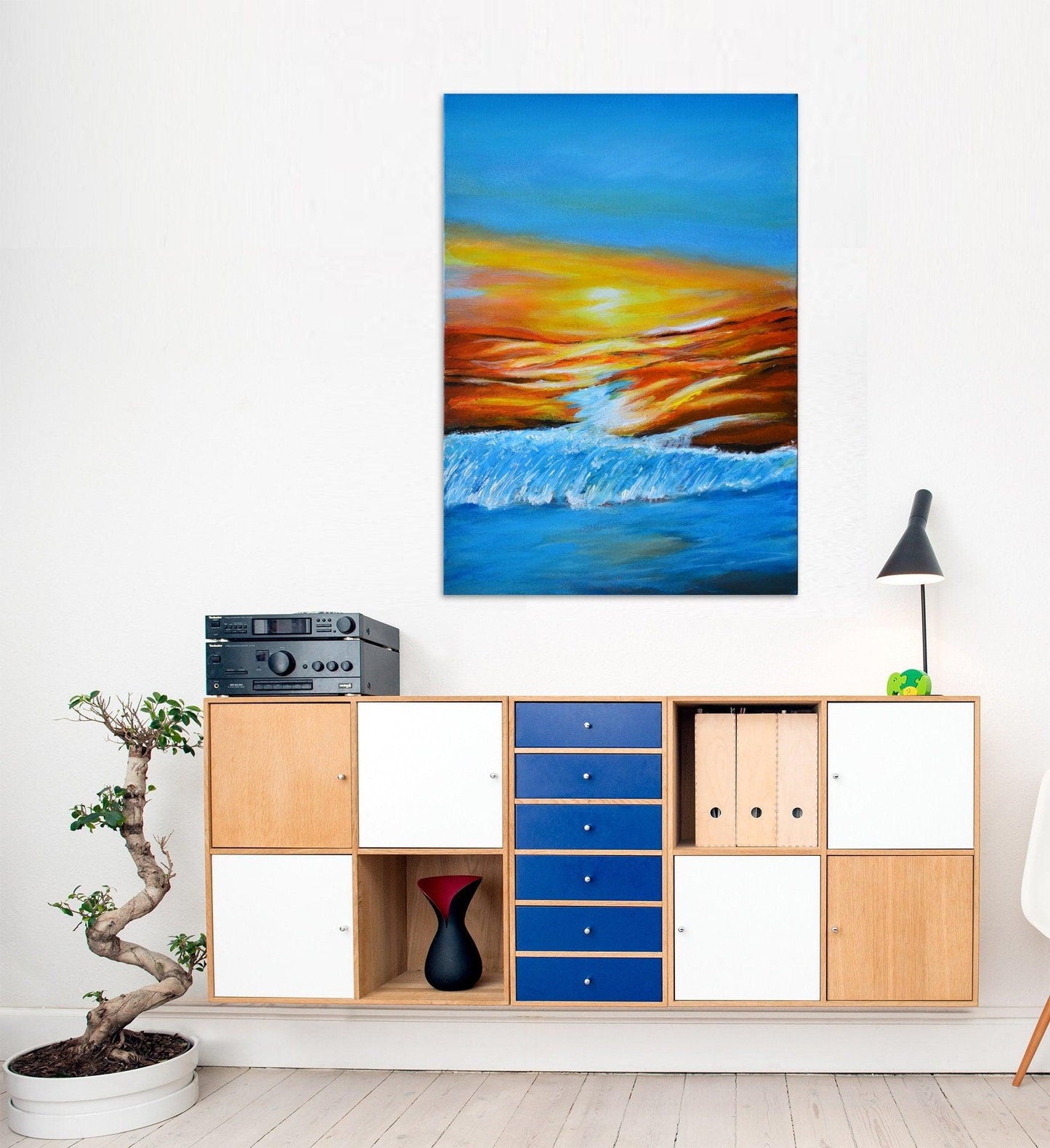 Colours of Earth - Original Painting Art on Canvas Ready to Hang - ArtCursor