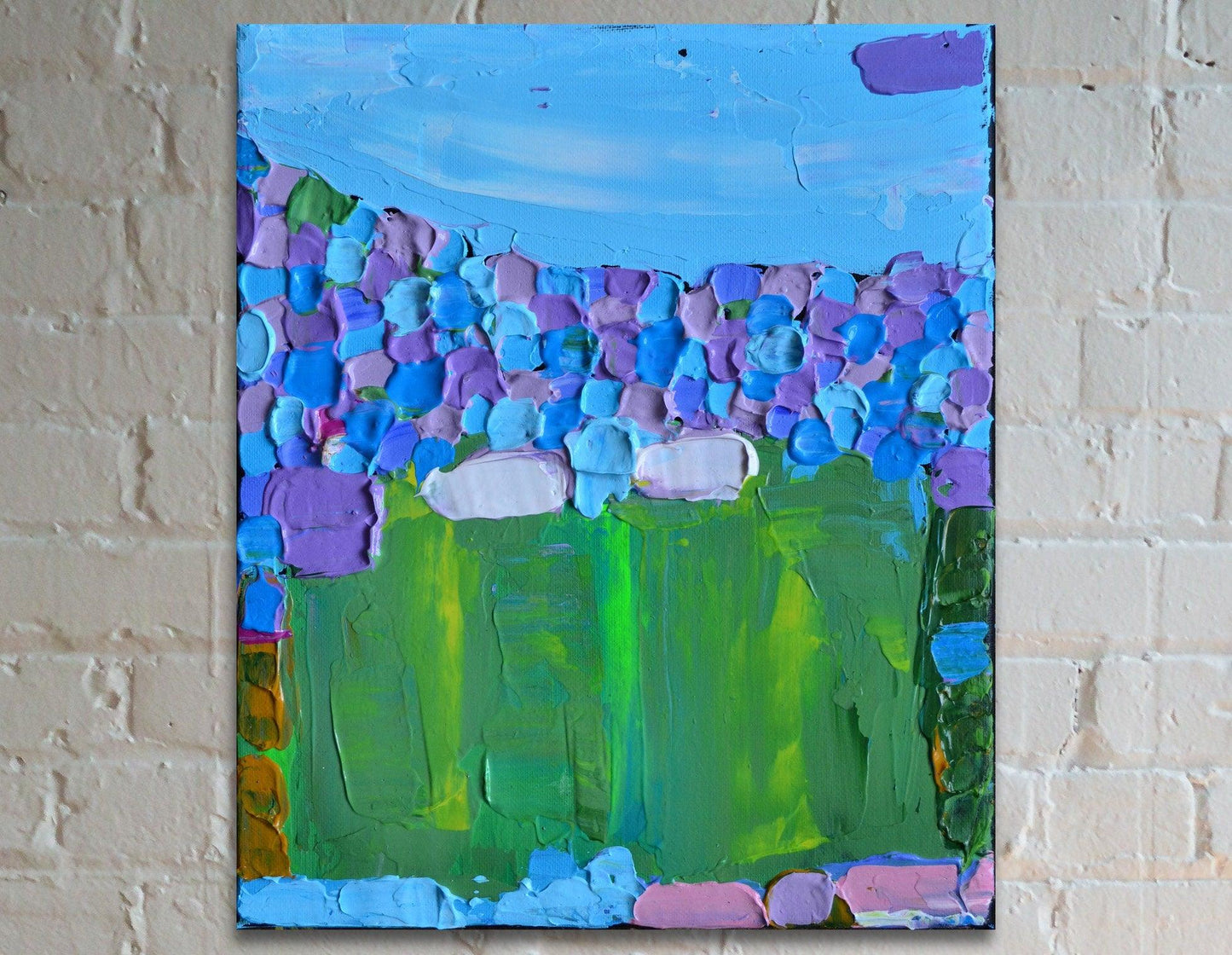 Masks of Brilliance - Original Palette Knife Painting Art on Canvas - ArtCursor