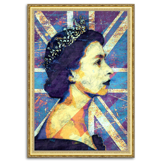 Queen Elizabeth II - The Union Jack 1 - ArtCursor