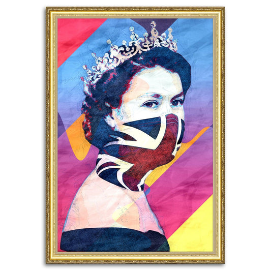 Queen Elizabeth II - The Union Jack Face Mask - ArtCursor
