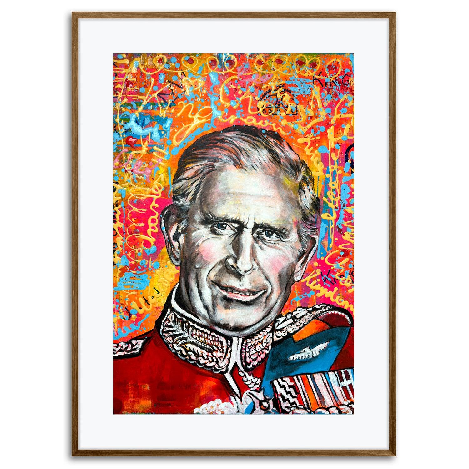 King Charles III - Pop Art Portrait - ArtCursor