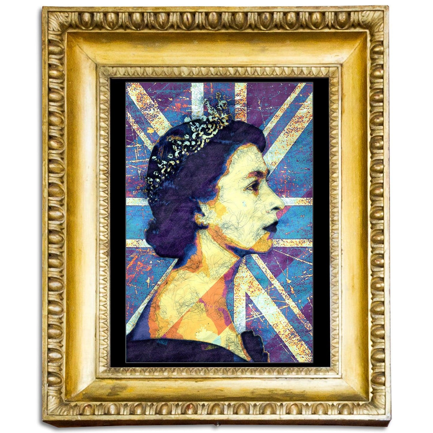 Queen Elizabeth II - The Union Jack 1 - ArtCursor