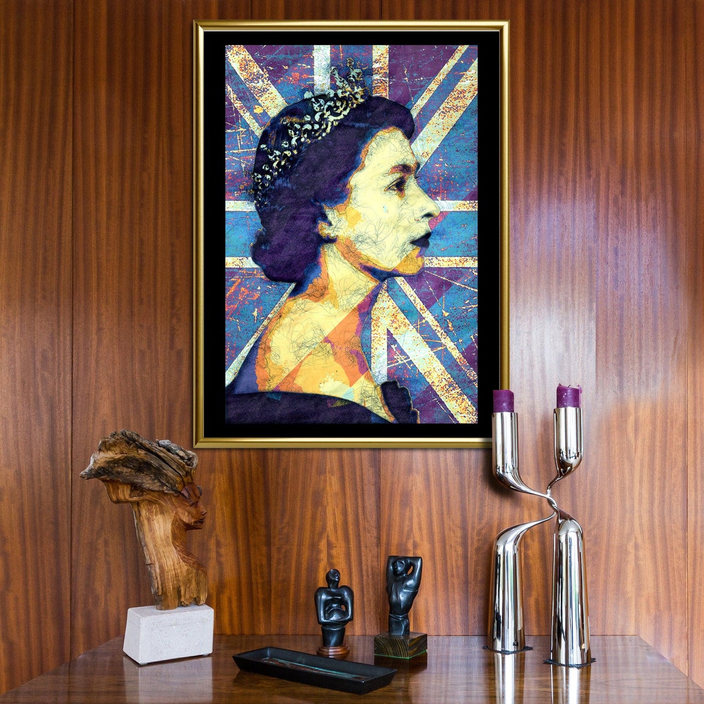 Queen Elizabeth II - The Union Jack 1 - ArtCursor