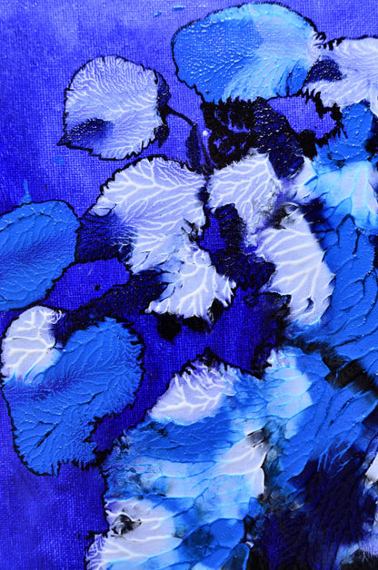 Blue Rhapsody - Original Abstract Painting Art on Canvas - ArtCursor
