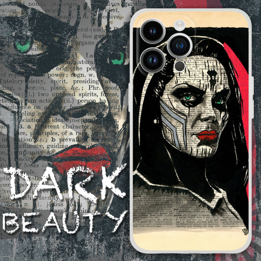 Dark Beauty Gothic Phone Cases, Creepy iPhone Case, Dark Academia Gift, Art iPhone Case