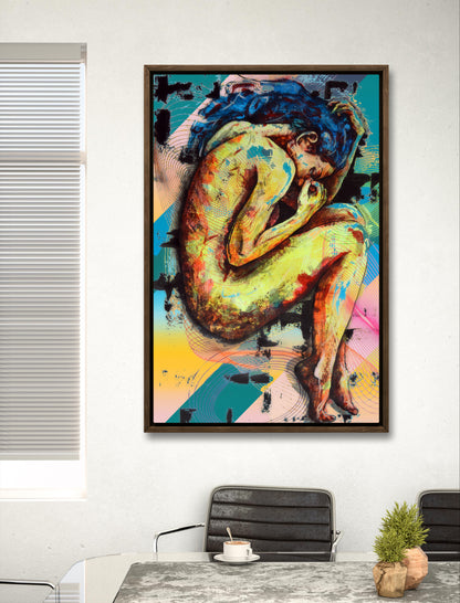 Time Lapse - Large Modern Art Print, Bold Contemporary Wall Decor, Unique Pop Art Poster for Home & Office
