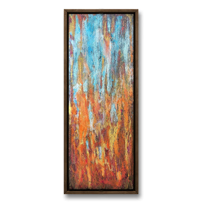abstract flame painting modern wall art