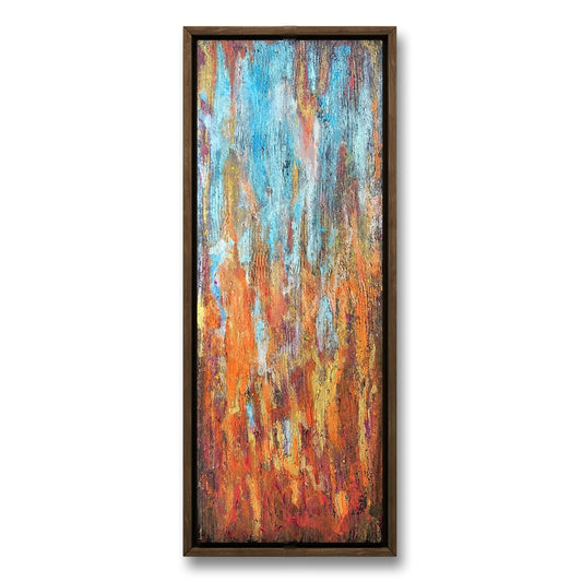 abstract flame painting modern wall art