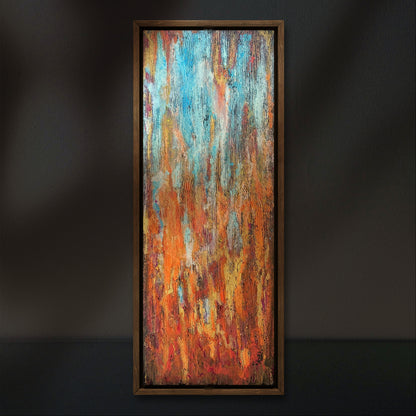textured abstract art vertical canvas