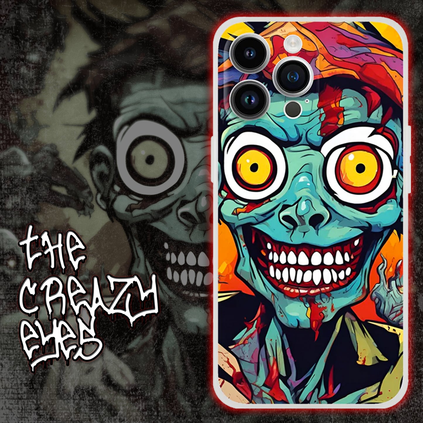 The Creazy Eyes iPhone Case - Horror Phone Cases