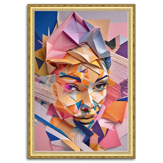 Digital artwork of a woman created on an iPad.