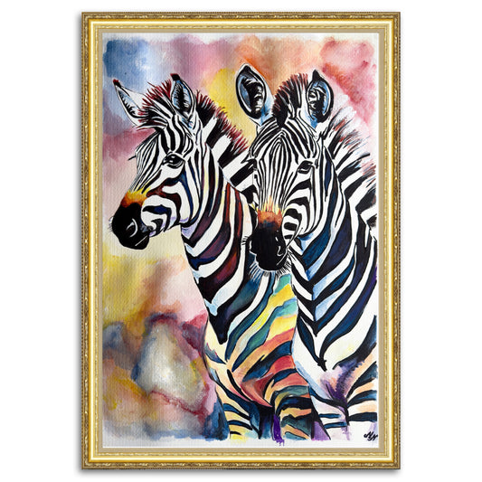 Joyful Zebras artwork