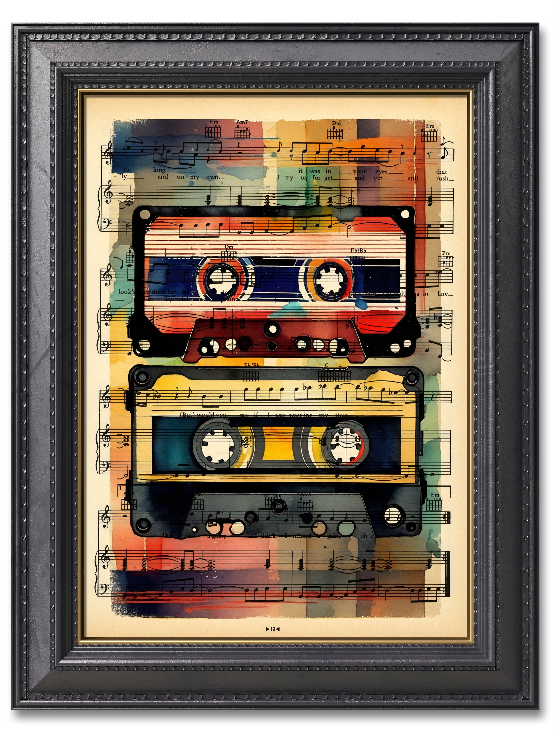 HiFi Retro Audio MixTape - A limited edition print series capturing the spirit of the 80s.