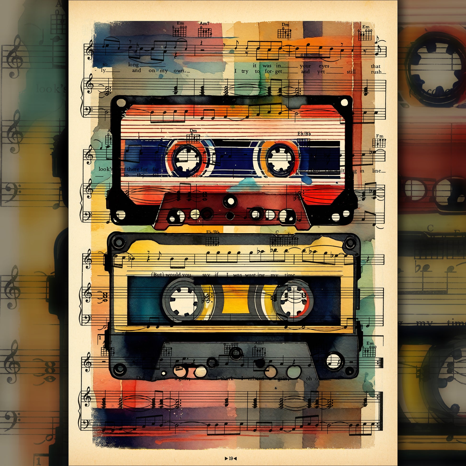 Experience the nostalgia of cassette tapes and synthesizers with HiFi Retro Audio MixTape.