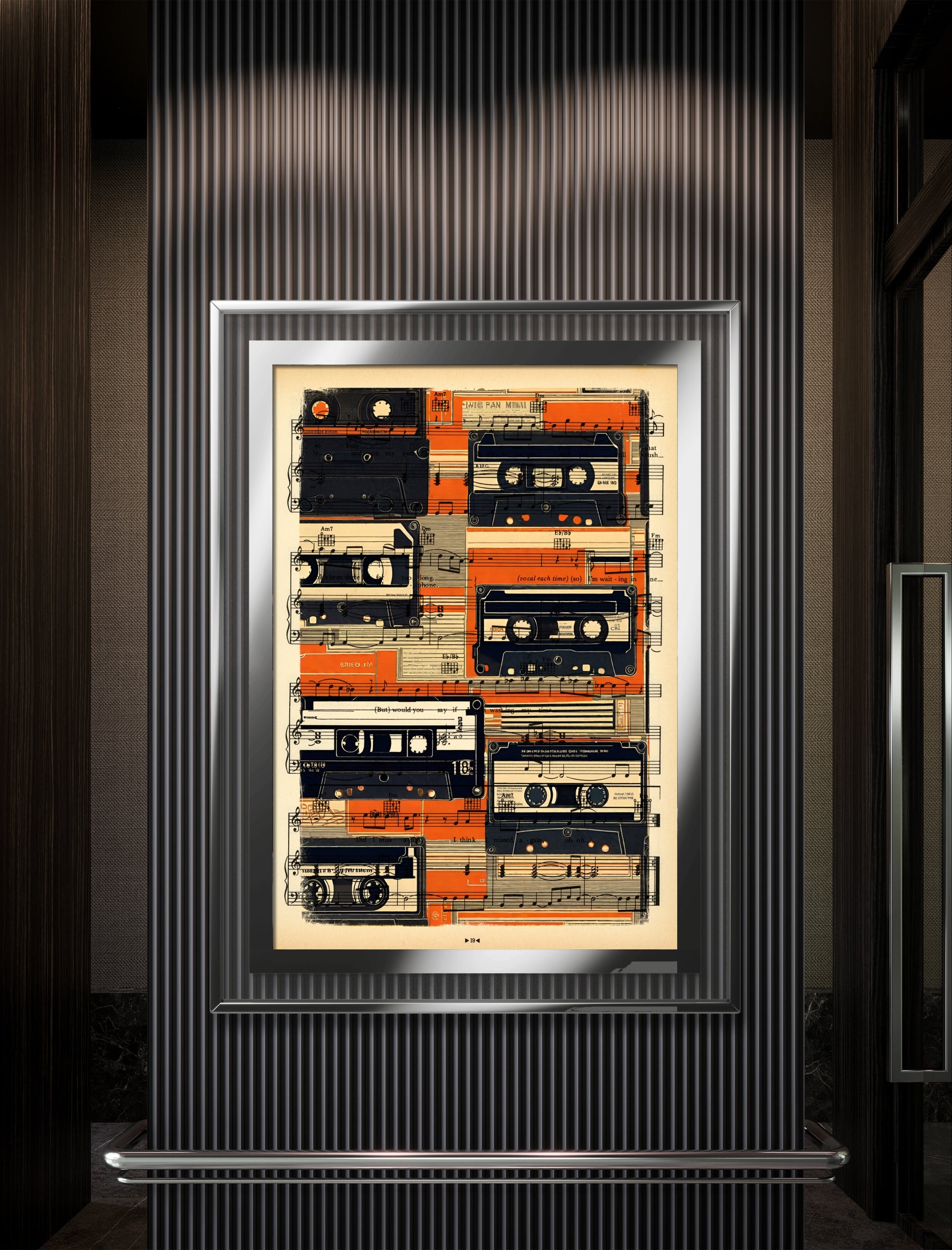 Vintage Music Notations Artwork