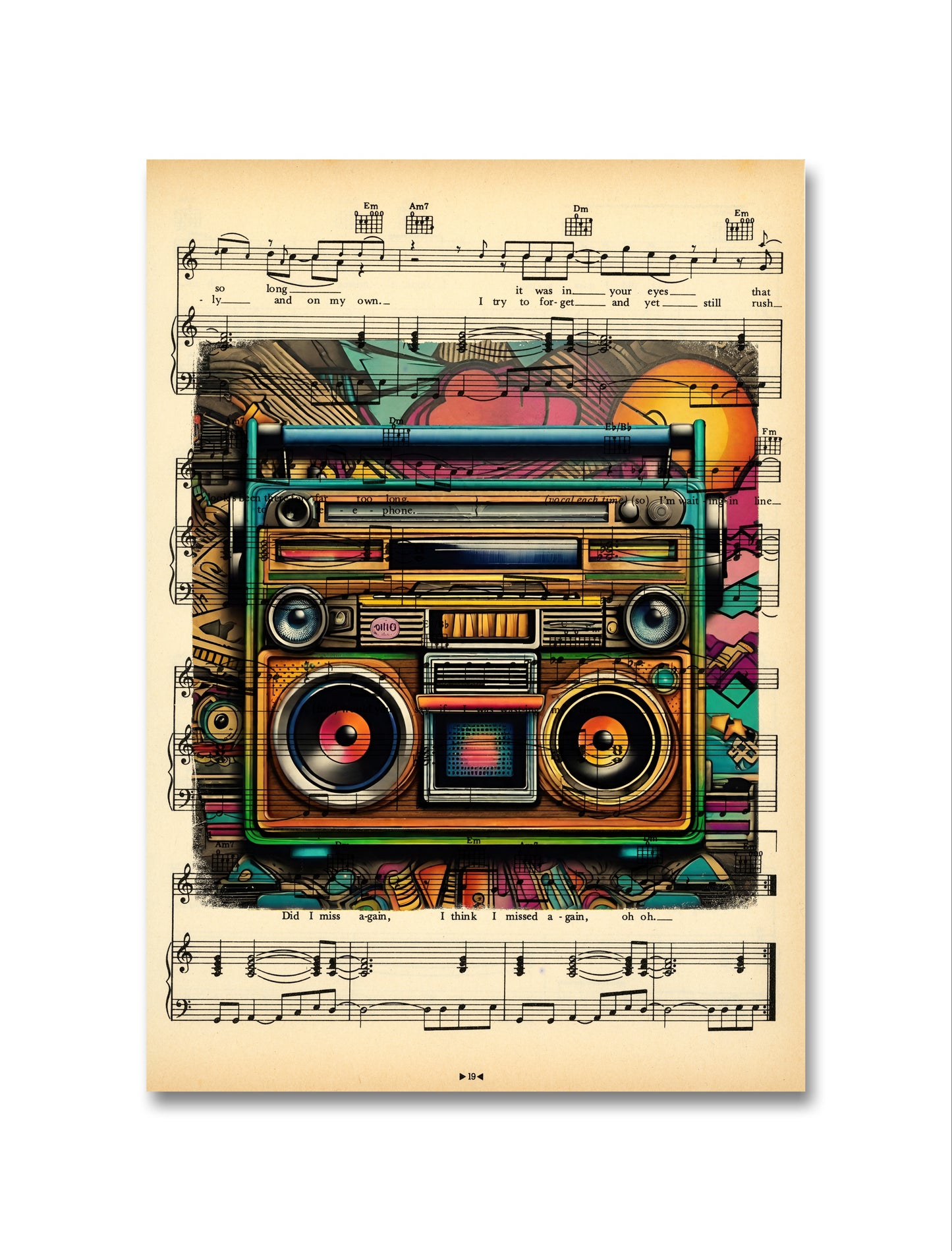 Musical Notations Art Print