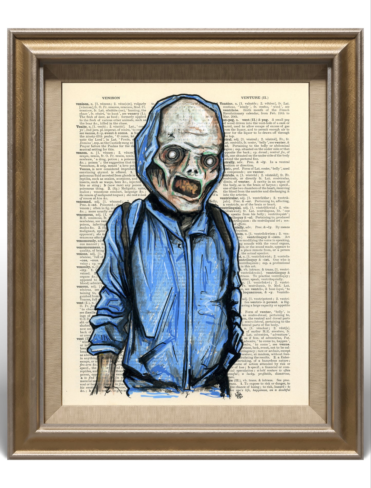 Zombie Art - An unsettling portrayal of the undead.