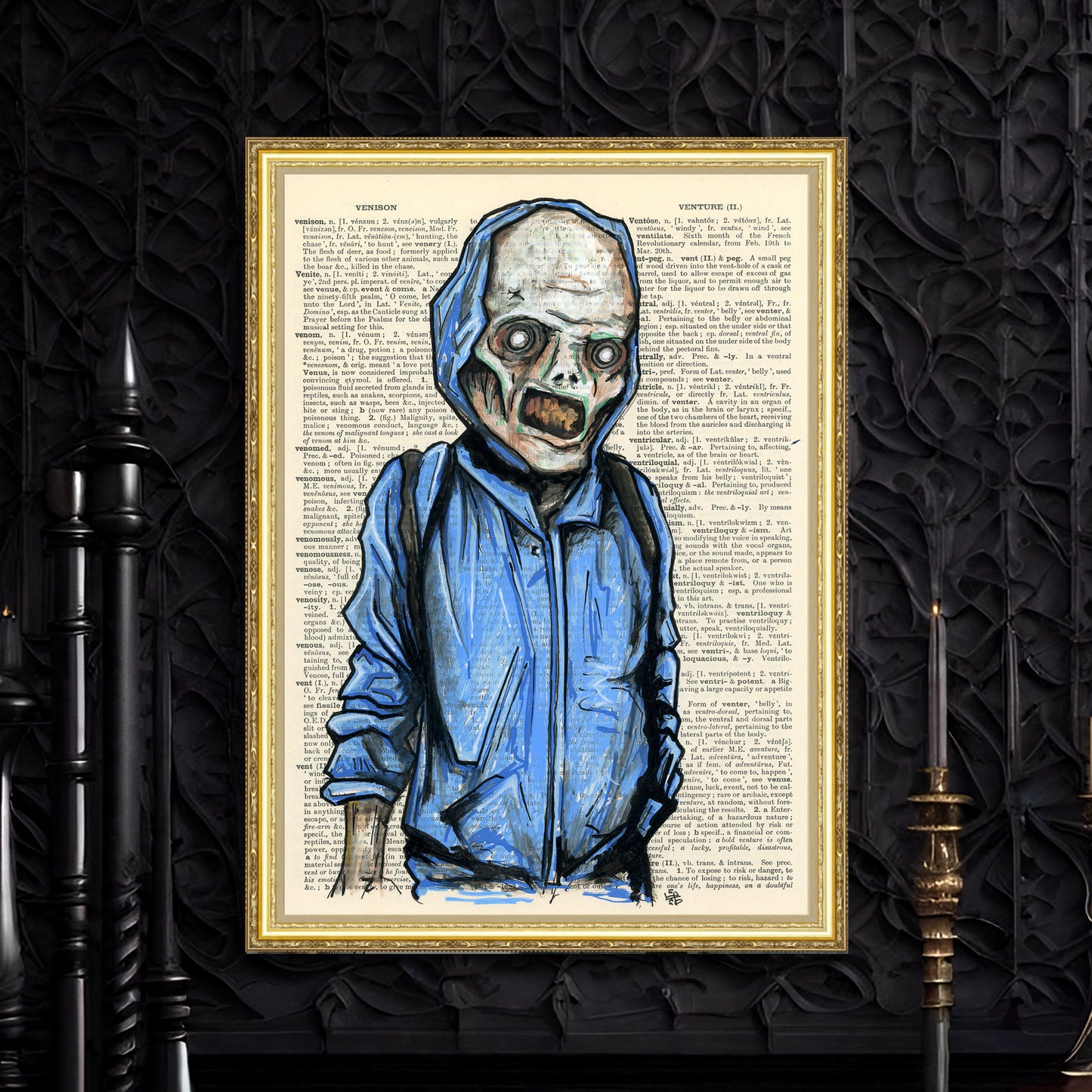 Horror Art - A haunting depiction of the undead.