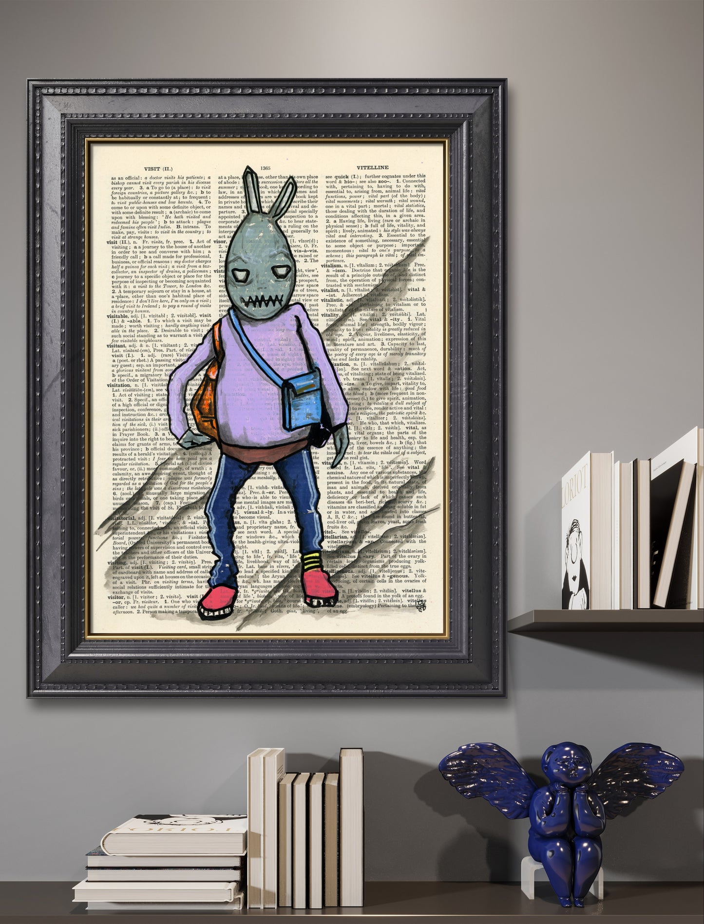 Artistic Depiction of Tracksuit Bunny