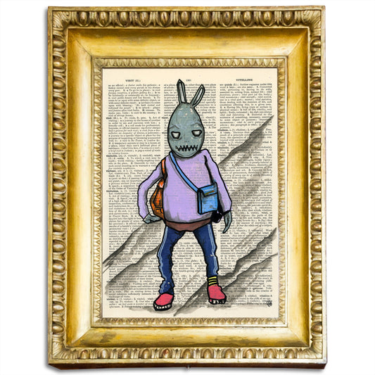 Creepy Bunny in Tracksuit Artwork