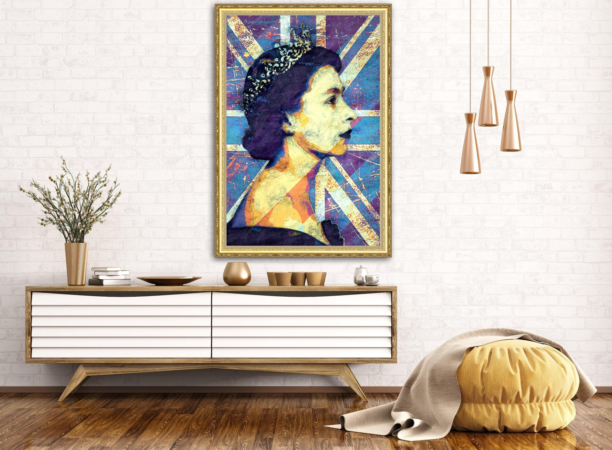 Queen Elizabeth II - The Union Jack 1 - ArtCursor