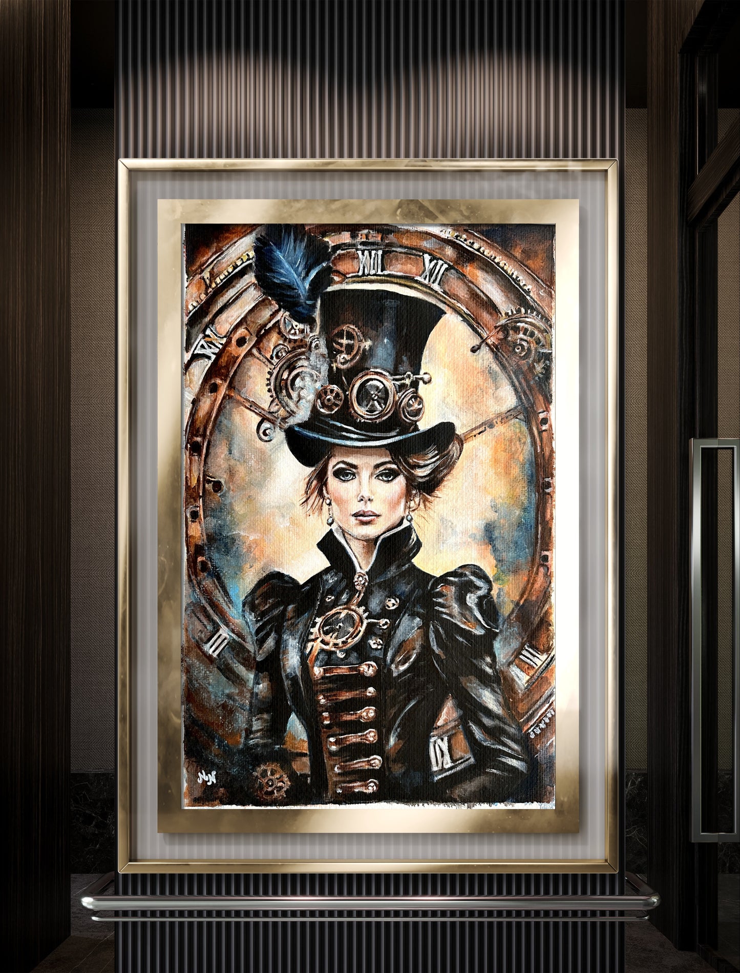 Steampunk Lady: Immersive experience of history and imagination through art.