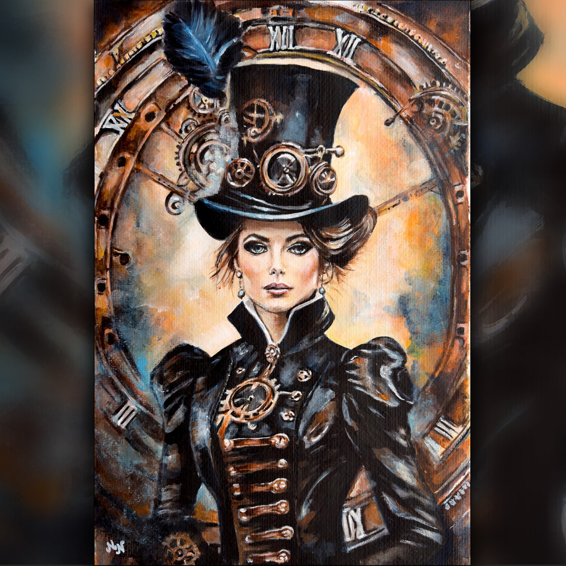 Steampunk Lady: Fusion of Victorian-inspired clothing with futuristic embellishments.