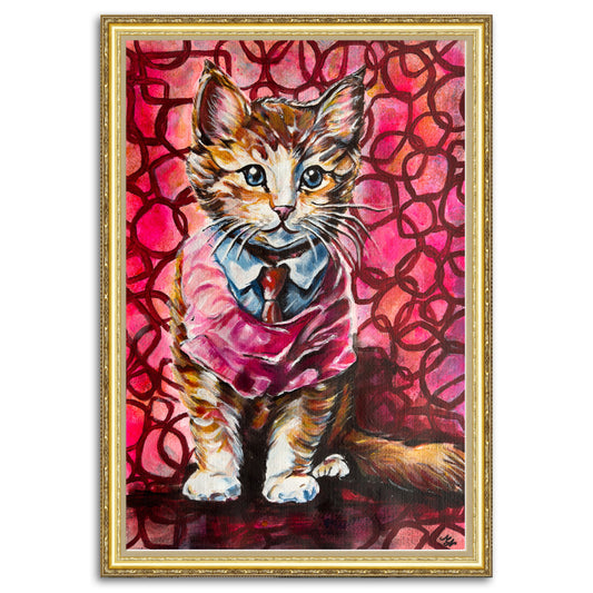 Colorful Suit Kitten