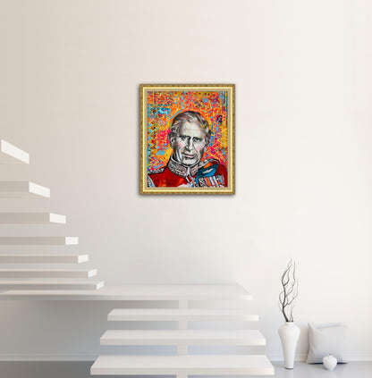 King Charles III - Pop Art Portrait - ArtCursor