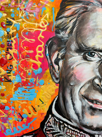 King Charles III - Pop Art Portrait - ArtCursor