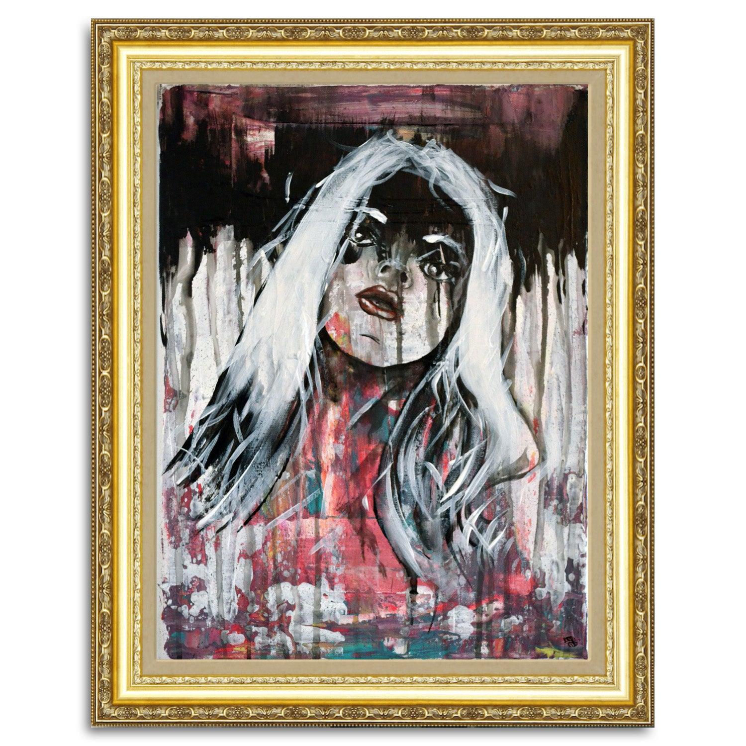 Mural Portrait - Original Painting Art on Canvas - ArtCursor