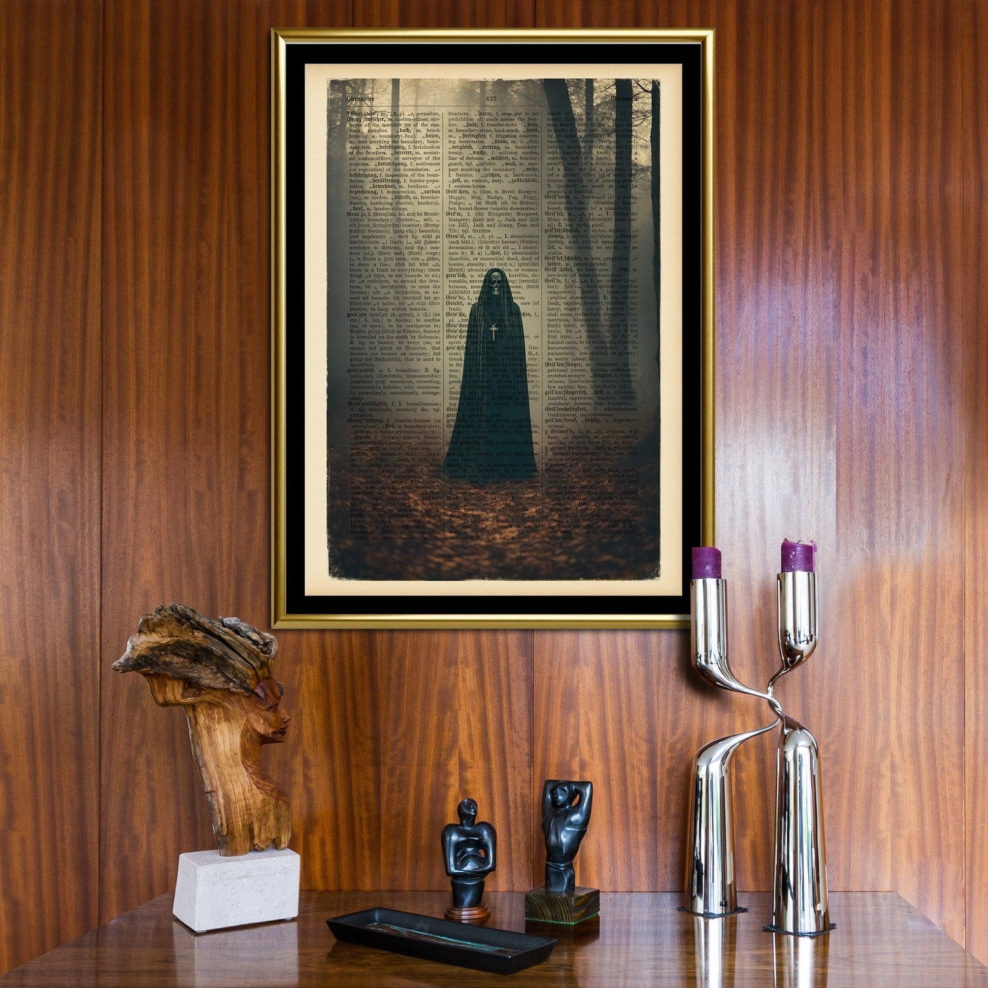 Discover the allure of the unknown with our Dark Art pieces, a reflection of gothic aesthetics and shadowy mysteries that will ignite your imagination.